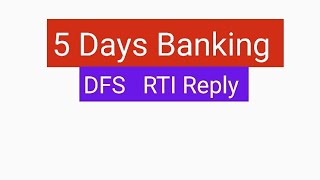 5 Days Banking [upl. by Aronaele]