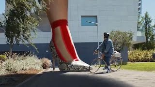 Giantess in Zalando Free to be AutumnWinter Commercial [upl. by Fanchie363]