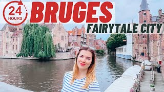 ULTIMATE 24 hours in BRUGES vlog [upl. by Adarbil]