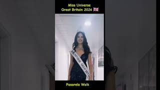 Miss Universe Great Britain 2024 Pasarela Walk missuniversegreatbritain [upl. by Sanbo]