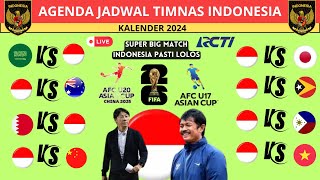 CATAT AGENDA JADWAL TIMNAS INDONESIA DI 3 KOMPETISI  PILDUN2026  AFC U17  AFC U20 TERBARU [upl. by Lonne880]