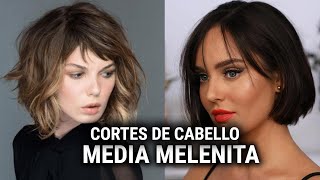 CORTES DE CABELLO MODERNOS MEDIA MELENITA CORTES DE PELO MEDIA MELENA CORTES DE MODA MEDIA MELENA [upl. by Suvart]