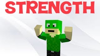 Minecraft Tutorial How To Make A Potion Of Strength And Weakness [upl. by Letniuq]