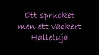 Molly Sandén  Halleluja LYRICS [upl. by Nireil]