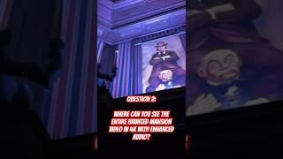 Haunted Mansion 4K Enhanced Audio disney waltdisneyworld disneyworld hauntedmansion disneyparks [upl. by Eelahc523]