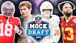 The OFFICIAL 2024 NFL First Round Mock Draft Midseason Edition 30  TPS [upl. by Marlea]