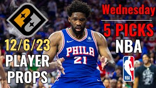 PRIZEPICKS NBA WEDNESDAY 126 CORE PLAYER PROPS [upl. by Yreved96]