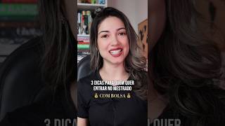 Como conseguir uma bolsa de estudos no mestrado mestrado letras [upl. by Rena901]