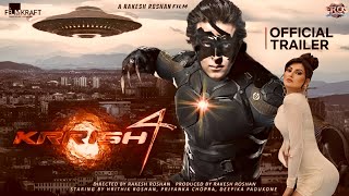 KRRISH 4 film official trailer Hrithik Roshan  Priyanka Chopra  Tiger Shroff Amitabh Bachchan [upl. by Bilow]