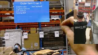 HoloLens Orderpicker Warehouse Demo [upl. by Adolphe552]