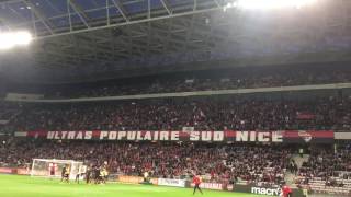 Nice vs PSG quot la brigade sud nice rend hommage à hatem ben arfa quot [upl. by Weidman]