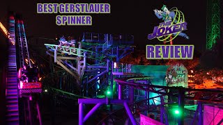 Joker Review Six Flags Mexico Gerstlauer Spinning Coaster  Best Gerstlauer Spinner [upl. by Attiuqram]