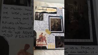 Crooked Kingdom  BOOK JOURNAL bookjournal books booktube journal scrapbooking stopmotion [upl. by Mcnamara]