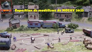 Exposition de modélisme ferroviaire à Nozay 2023 [upl. by Allan728]