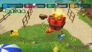 Gameplay  Line Attack Heroes on Wii Ware Multiplayer [upl. by Reema]