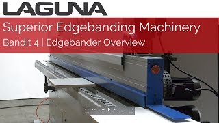 The Ultimate EdgeBanding Machine for Smaller Shops  LAGUNA TOOLS Bandit 4 CNC Edgebander [upl. by Nolly]