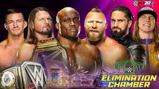 FULL MATCH  Mens Elimination Chamber Match  WWE Elimination Chamber 2022 [upl. by Nairoc852]