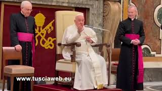 Papa Francesco incontra i facchini di Santa Rosa [upl. by Lethia794]