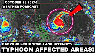 OCTOBER 282024 THIS AREA IS AFFECTEDTYPHOON LEON POSSIBLE SIGNAL NO1 TODAY [upl. by Aketahs]