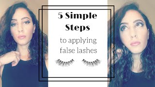 HOW TO Apply False Lashes  Ardell Demi Wispies [upl. by Ikiv]