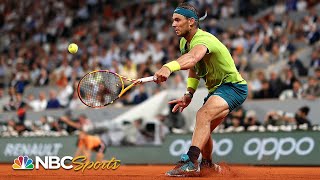 French Open Semifinals Rafael Nadal vs Alexander Zverev  HIGHLIGHTS  632022  NBC Sports [upl. by Allenrad]