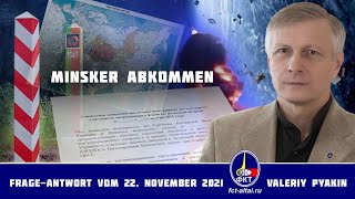 Was passiert wenn das Minsker Abkommen nicht erfüllt wird Valeriy Pyakin 20211122 [upl. by Lian]