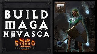 Diablo 2  Build da Maga de Nevasca  Blizz Sorc [upl. by Wasson]