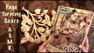 ASMR Page turning of 1978 Sears catalogue No talking paper crinkles [upl. by Seroled]