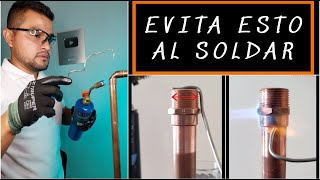 Técnicas para soldar  Evita estos errores  Como soldar cobre [upl. by Colton686]