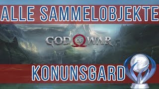 God of War Konunsgard Alle Sammelobjekte  Raben  Nornentruhen  Artefakte Fundorte [upl. by Pfister980]