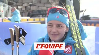 Aymonier «Beaucoup de choses se mettent en place»  Biathlon  CM F [upl. by Arvad]