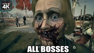 Wolfenstein The New Order  All Bosses With Cutscenes 4K 60FPS UHD PC [upl. by Mmada]