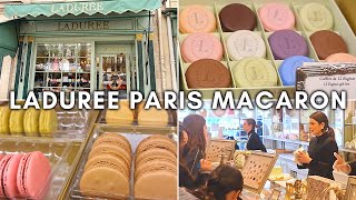 Laduree Paris Macaron And Cake Shop paris laduree macaron [upl. by Nnaaihtnyc]