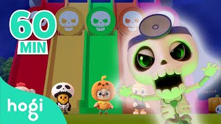 🎃 Chumbala Cachumbala Dance with Colors Slide  More｜Hogi Halloween｜Halloween Songs for Kids [upl. by Jammie]