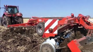 Spring disking of the soil  Case IH Magnum 310  Kuhn Discover XM2 48 лучше чем БДМ [upl. by Niatirb]