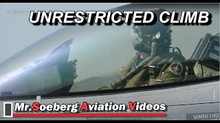 UNRESTRICTED CLIMB TESTFLIGHT of F16 Volkel DEPARTURE  ARRIVAL [upl. by Anit]