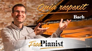 Quia respexit  KARAOKE  PIANO ACCOMPANIMENT  Magnificat BWV 243  Bach [upl. by Cristiona]