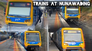 Trains at Nunawading [upl. by Teiluj]