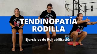 Ejercicios de Rehabilitación para la tendinitis de la rodilla Fortalecimiento y Estabilidad [upl. by Oiled]