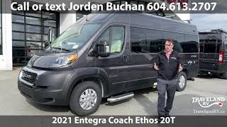 2021 Entegra Coach Ethos 20T Class B Motorhome  RVs for Sale at Traveland RV [upl. by Eri]