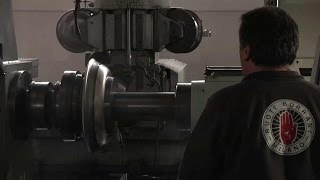 Borrani rims metal spinning production method [upl. by Edgell]