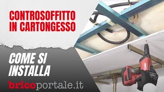 Controsoffitto in cartongesso resistente  Come si installa [upl. by Sadirah]