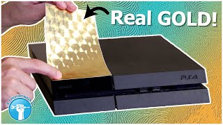 I Wrapped My PS4 and Switch in REAL GOLD [upl. by Jeraldine]