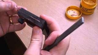 Finetrax Switch Blade Filing Jig Tutorial Video  Part 2  Filing the Blade [upl. by Gnues]