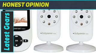 BabySense Monitor  Best Affordable Baby Monitor with Dual Cameras [upl. by Htebazil788]