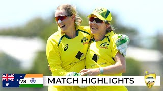 Australia cruise to victory in seasonopening ODI  First ODI  Australia v India 2021 [upl. by Hulbig]