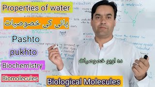 Properties of water  Biomolecules  Biology Class 11  Dr Mushtaq Pashto Lectures [upl. by Endaira109]