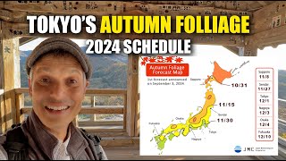 Japan’s AUTUMN FOLIAGE 2024 Forecast amp Schedule [upl. by Odel434]