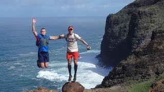 Running the Kalalau Trail in One Day on the Napali Coast  Hanakapiai amp Hanakoa Falls Ultra [upl. by Iffar]