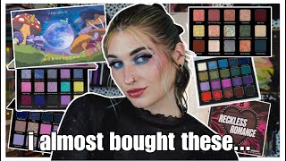 Eyeshadow Palettes I ALMOST Bought This Year [upl. by Faith110]